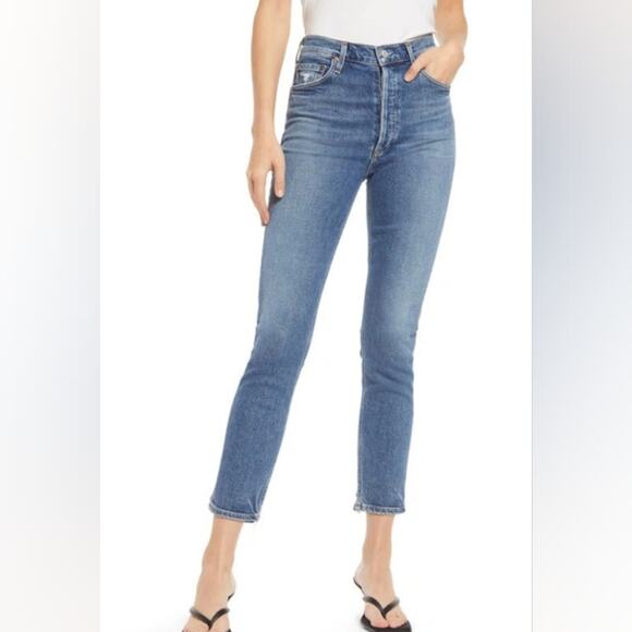 AGOLDE Nico High Rise Slim Fit Jeans 28 Betray - Picture 1 of 8